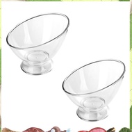 2PCS Clear Coffee Pod Brackets Plastic Coffee Capsule Container Creamer Holder Coffee Storage Salad 