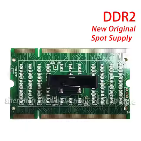 Diagnostic Analyzer Test Card SDRAM SO-DIMM Pin Out Notebook LED Tester Card Memory Slot DDR2 DDR3 D