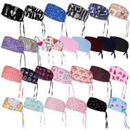 [🇲🇾 ReadyStock]New Style Female male Surgical Scrub Cap 100%Cotton Medical Nurse Doctor Hat Dentist 