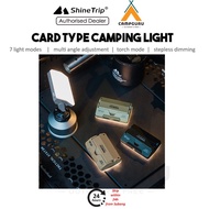 ShineTrip Card Type Camping Light 7 Light Mode Multi Angle Adjustable Long Battery Life Torch SOS Ma