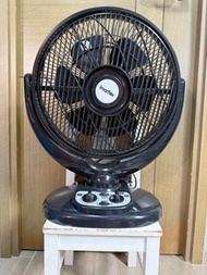 Imarflex black fan 黑色風扇伊瑪牌旋風12吋多角度花籃扇 IFB-30H