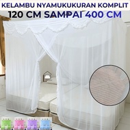 Thick mosquito net complete size 180 x 200 cm to 400 x 400 cm