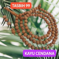 TASBIH KAYU 99, CENDANA PUTIH ~9.5mm