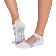TOESOX Grip Full Toe Bellarina Tec - Blue & White