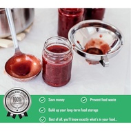 Canning Supplies Starter Kit, Stainless Steel Canning Set Tools: Rack, Ladle, Measuring Spoons, Funn