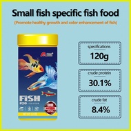 ❁ Fish Food high protein Goldfish Food Pellets Color Enhancing Fish Food Discus Fish Food