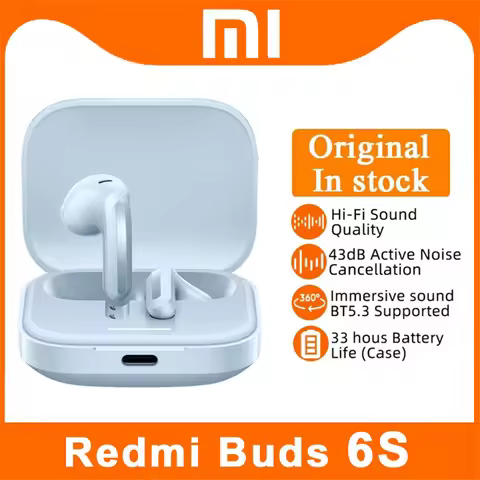 Xiaomi Redmi Buds 6s Earphone TWS Bluetooth Headphone 33 Hours Battery Life ctive Noise Cancellation