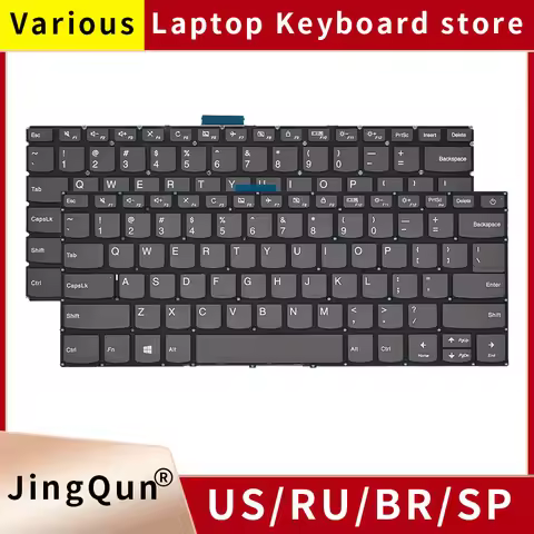 US Russian Laptop Keyboard For Lenovo IdeaPad V130-14IKB V330-14ARR/IGM/IKB 320-14ISK 320-14IKB 120S
