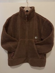The North Face 棕色毛絨外套