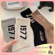 LLP 1977 Series Crew Socks Long Socks Fashion Women Pile Socks Mid Calf Socks Stokin Muslimah Peremp