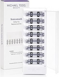 Michael Todd Beauty Sonicsmooth Pro+ Dermaplane Razor Blade Refills - 8 Dermaplaning Blades - 2 Mont