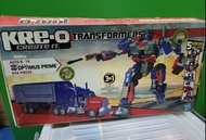 已開《變形金剛-柯柏文積木》KRE-o 孩之寶 擎天柱(非Lego)