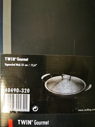 孖人牌不銹鋼雙耳鑊32cm