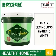 Boysen Healthy Home Odorless and Anti-Bacterial Paint Semi-Gloss Hygenic White - 4L iKK