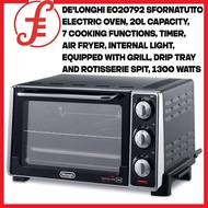 EO20792 Sfornatutto Electric Oven 20L capacity 7 cooking functions Timer Air Fryer in