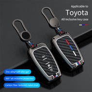 Zinc Alloy Smart Car Key Cover Car Key Case For Toyota CHR C-HR Prado Camry Avalon Prius Corolla RAV4 Avalon Car Accessories