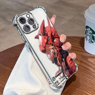 Foreign Trade Evangelion Asuka Suitable for Apple 16promax Phone Case iPhone17 Light Luxury Electrop