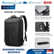 ✅[SG In Stock]✅Mark Ryden Business Travel Backpack Men 17.3 inch Laptop Bag USB Charging Travel Bag 