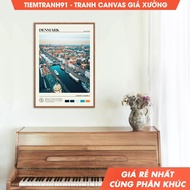 Wall paintings, Oil Paint, Denmark Wall Art, Denmark Poster, Denmark Photo, Denmark Wall Decor, Cope