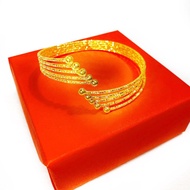 Emas korea 24k bangle emas 24k bangle gold 24k gold plated bracelets