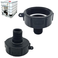 【Openw】 1Pc IBC Water Tank Reducing Adapter Durable S60 Fine Thread to 2''NPS 3/4'' Fine Thread Gard