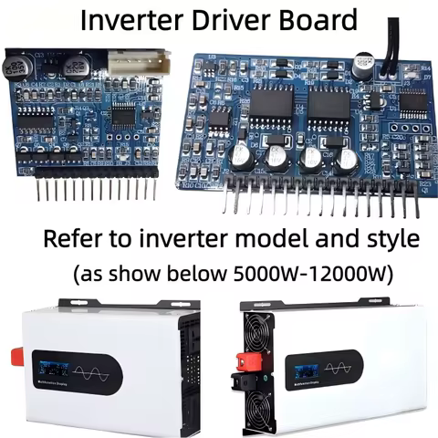 5000W 8000W 10KW 12KW Inverter Driver Board DC 12V-96V To AC 110V 220V Inverter Accessories Power Mo
