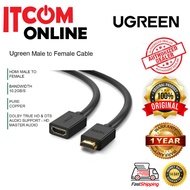 UGREEN HDMI MALE TO HDMI FEMALE 2.0 4K 60HZ CABLE (1M/3M/5M)