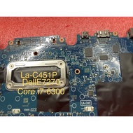 Main Board Dell Latitude E7270 Board Builtin Core i7 Processor 6Th Gen Orignal Working condition Boa