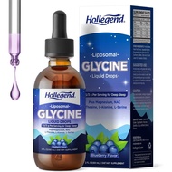 Liposomal Glycine Supplements for, 1.5/3g Glycine Liquid Drops with Magnesium, & L-Serine | Plus NAC