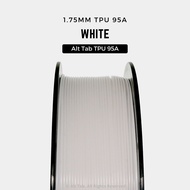 (Local Stock) White TPU 95A Filament Basic Series 1.75mm 1kg 3D Printing [Alt Tab TPU 95A] BAMBU AMS