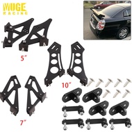 New 5" 7" 10" Universal Aluminum Car Rear Wing Trunk Racing Tail Spoiler Legs Mount Brackets Auto Sp