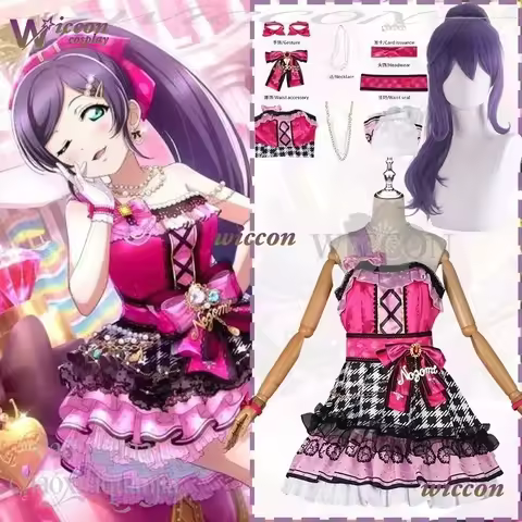 Wona Game LoveLive! Cosplay Nozomi Tojo Costume Kawaii Jirai Kei Girls School Idol Uniform Sweet Lol