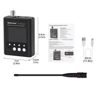 SF401plus Handheld Frequency Meter Sub-tone Decoder Analog DMR Digital Frequency Reader Walkie-Talki