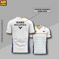 Arianna【Free Custom Name】Jersey Yonex 2024 Badminton Malaysia Custom Name Kids Jersey Badminton Cust