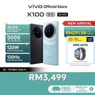 New Launch vivo X100 5G MediaTek Dimensity 9300, 16+16GB Extended RAM+512GB ROM, ZEISS Telephoto