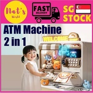 Claw machine ATM Piggy Bank Toy Electronic Mini ATM Savings Machine with Password & Fingerprint Simu