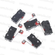 Nevʚ ɞ 10 Pcs KW11-3Z Limit Switch SPDT 3 Pin Momentary Hinge Roller Lever Micro Switch