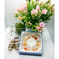 Natural Botswana Agate Gemstones Bracelet