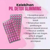 detox pink viral.ready stock