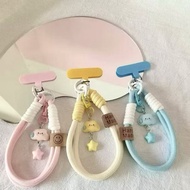 GANTUNGAN Phone Straps Hanger hp Set Cloud Star Pendant Keychain HP Strap String Free Patch