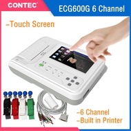 CONTEC ECG600G จอสัมผัส EKG Monitor เครื่องตรวจคลื่นไฟฟ้าหัวใจ Electrocardiograph Color PC Software 