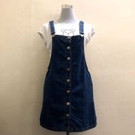 Preloved 6IXTY8IGHT Buttondown Jumper Denim Dress