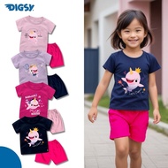 KATUN Baby and Children's Short Set Series I Want To Be A Narwhal Ages 6 Months To 8 Years N&F Cotto