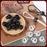 Stopper Tali Plastik Isi 100 Stopper Tali Kur Stopper Tali Celana Stopper Knop Tali Serut Jaket