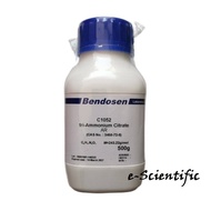Tri-Ammonium Citrate | Ammonium Citrate Tribasic, AR, 500g, BENDOSEN