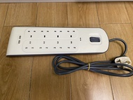 Belkin 8 Outlet 2 USB 防雷8位拖板