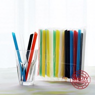 Disposable Straw Jumbo Colored Straw Pearl Milk Tea Straw Drinking Supplies Drink Juice Bubble C6M8