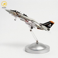 Perfk Diecast F-14 Tomcat Model F-14 Fighter Jet Model Static Display for Shelf