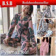 B.S.B Women FLORAL PYJAMAS Women Pajamas Nightwear Sleepwear Women Baju Tidur Wanita Baju Tidur Pere