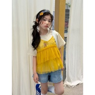 Korean fashion style t-shirt + halter top Set for girls 2026 - A2051